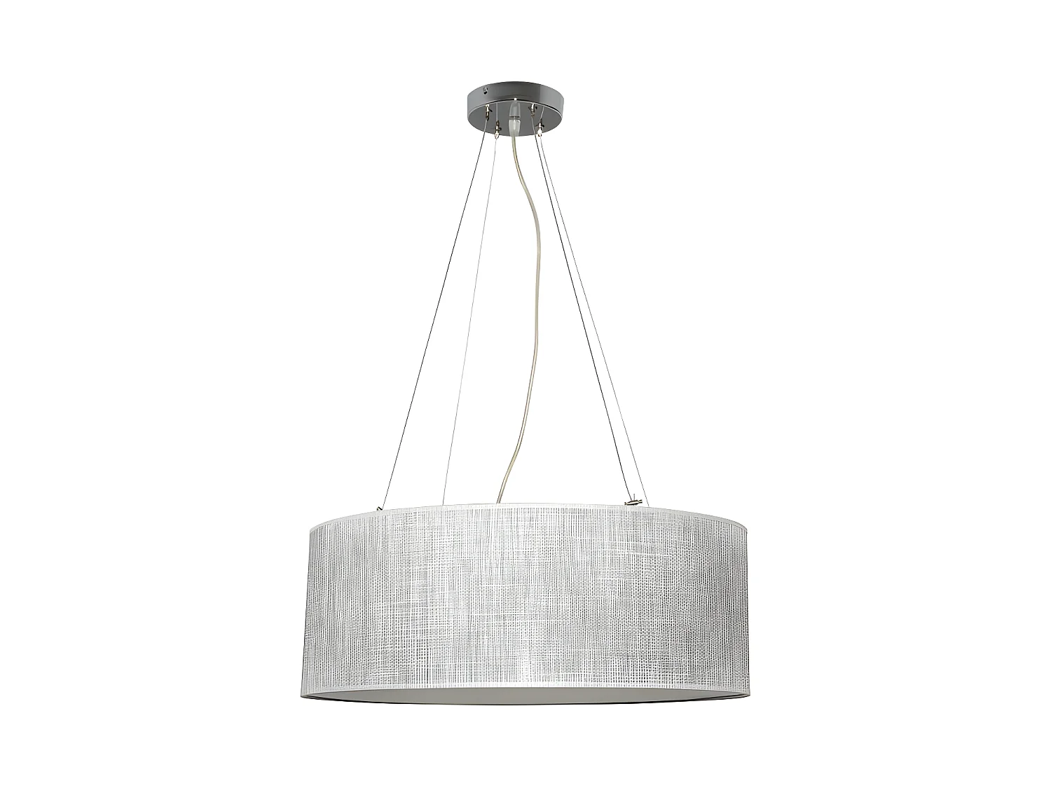 Colgante Lampada Asunción 4xe27 Gris Regx65d de FABRILAMP