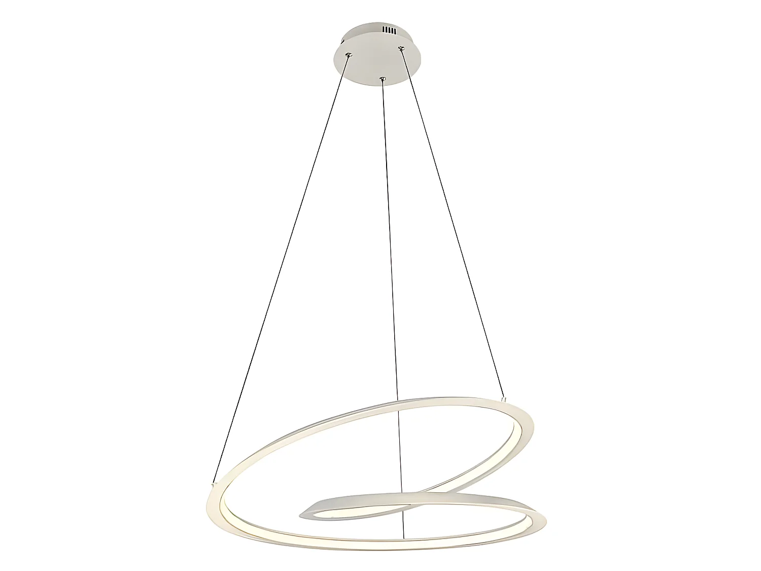 Pendant LED modèle LOOPING blanc 36w SCHULLER