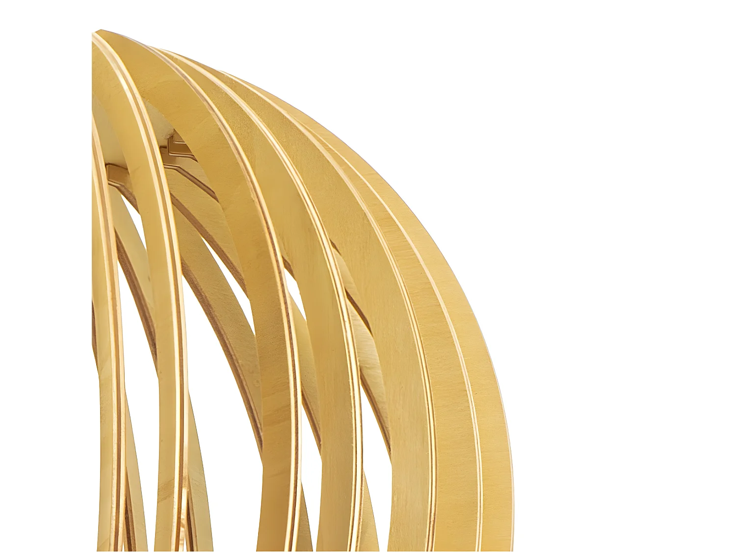 Ciondolo a sfera modello BUBINGA FABRILAMP naturale