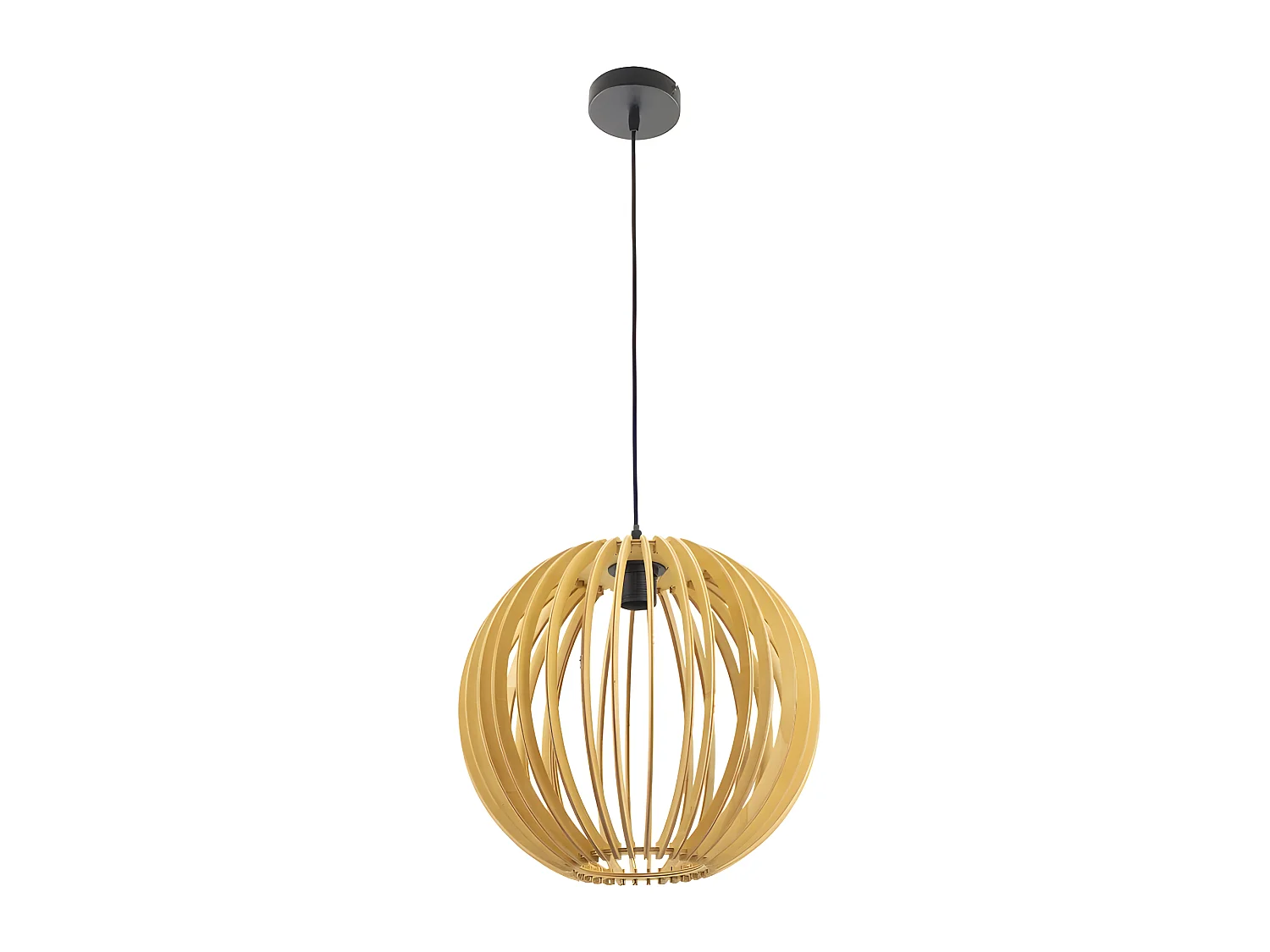 Ciondolo a sfera modello BUBINGA FABRILAMP naturale