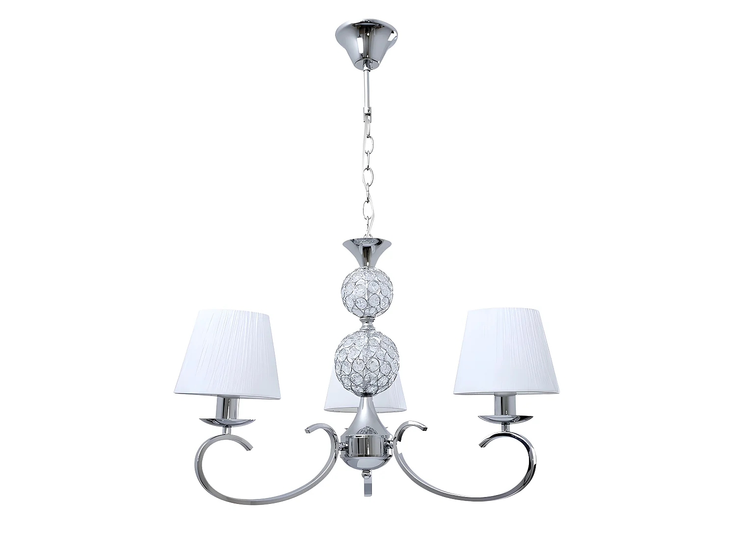 Lampe à 3 écrans modèle Ordoñez Cromo FABRILAMP