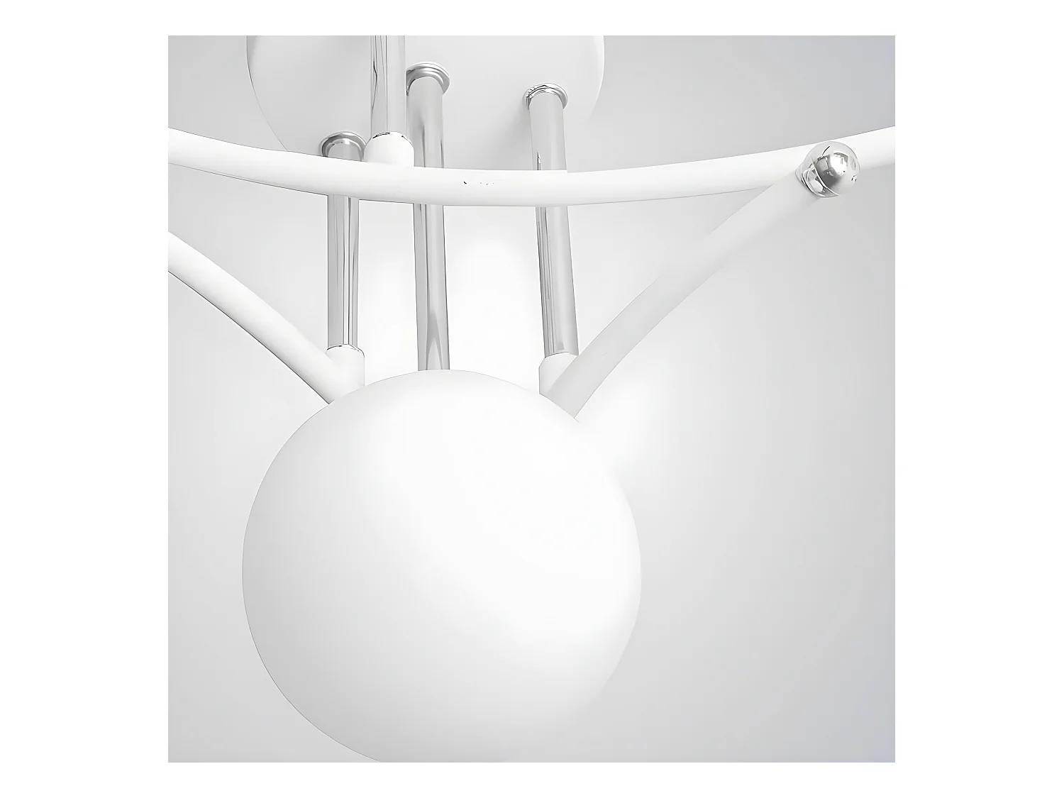 Lampe Havana 4xg9 Blanc/chrome 59x59x25 Cm