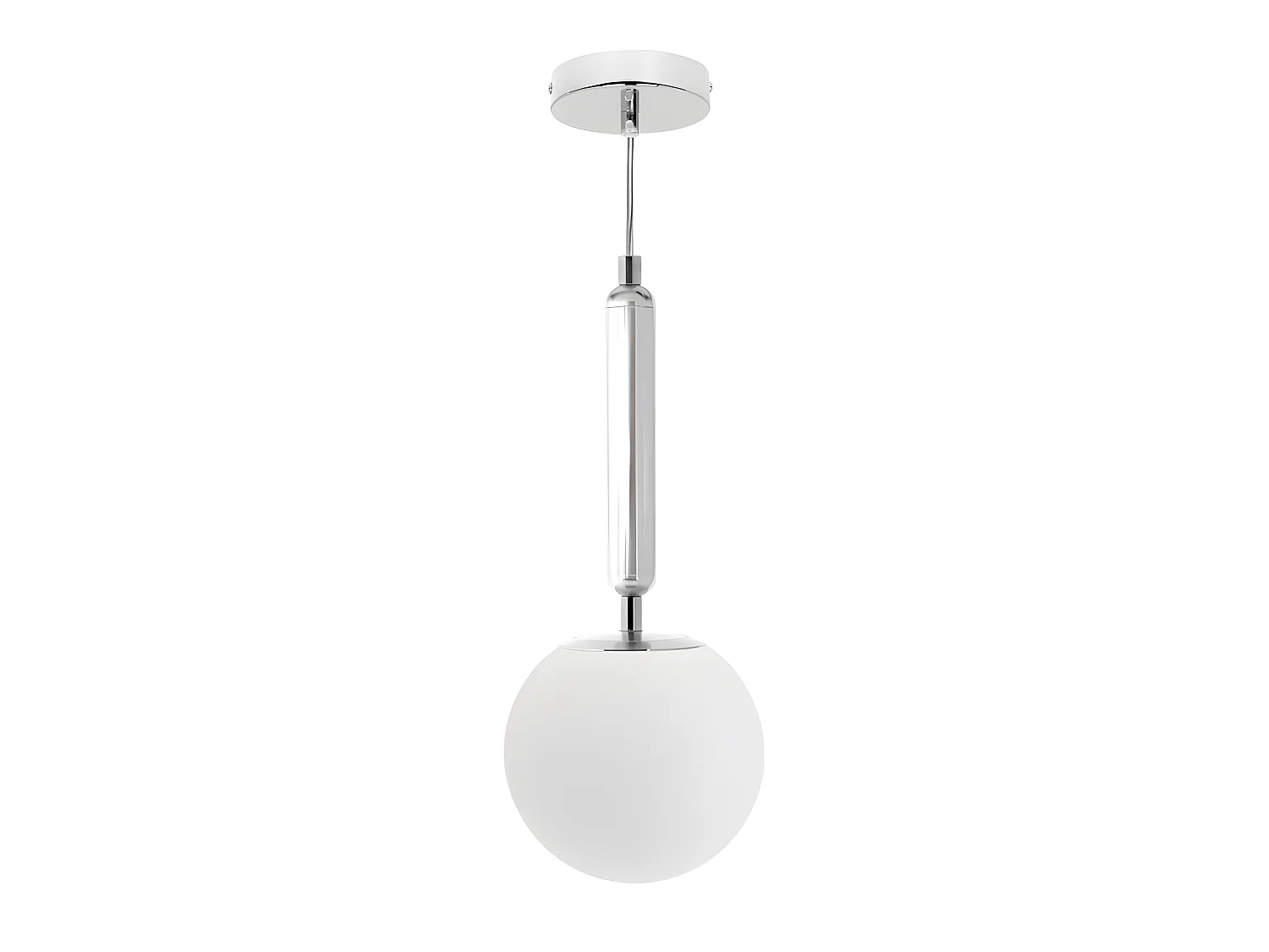 Plafonnier Lampe Aimee 1xe27 Chrome FABRILAMP.