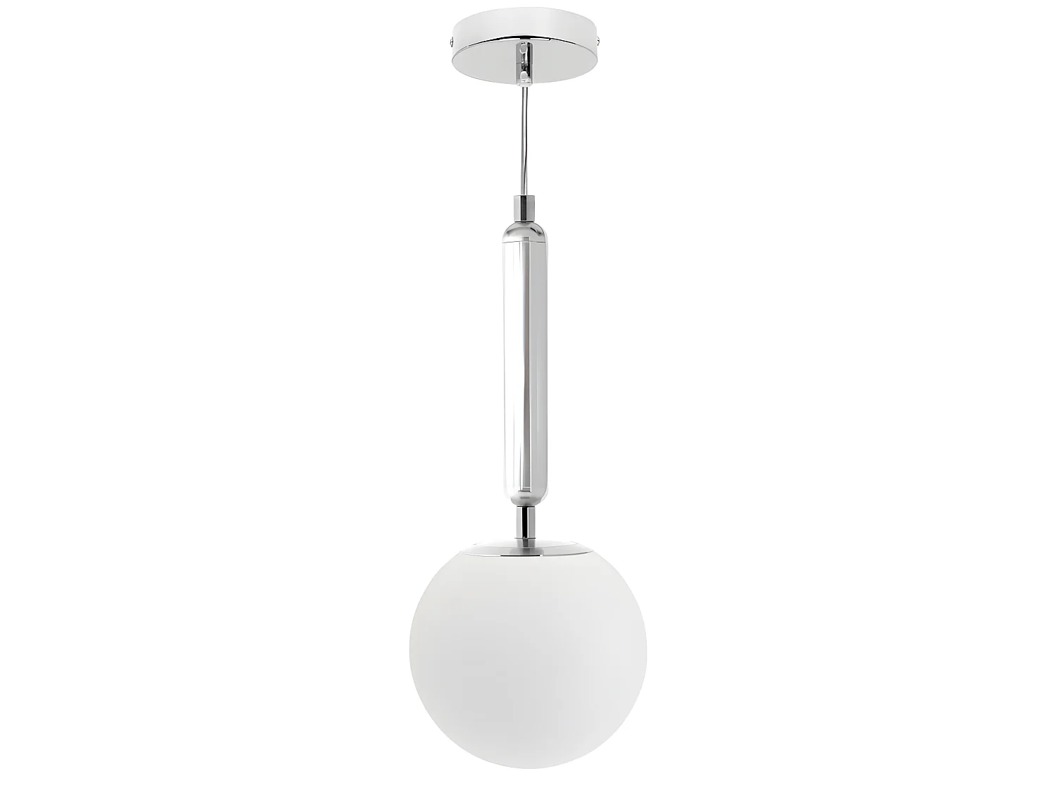 Plafonnier Lampe Aimee 1xe27 Chrome FABRILAMP.