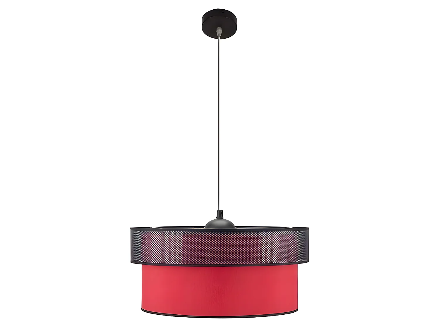 Ciondolo FELIX rosso con 1 schermo FABRILAMP chiaro