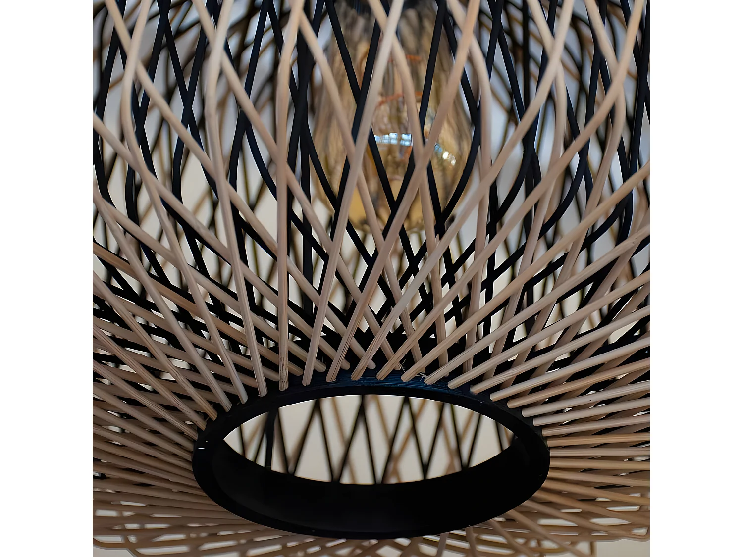 Colgante De Bambú Natural Modelo Bamboo