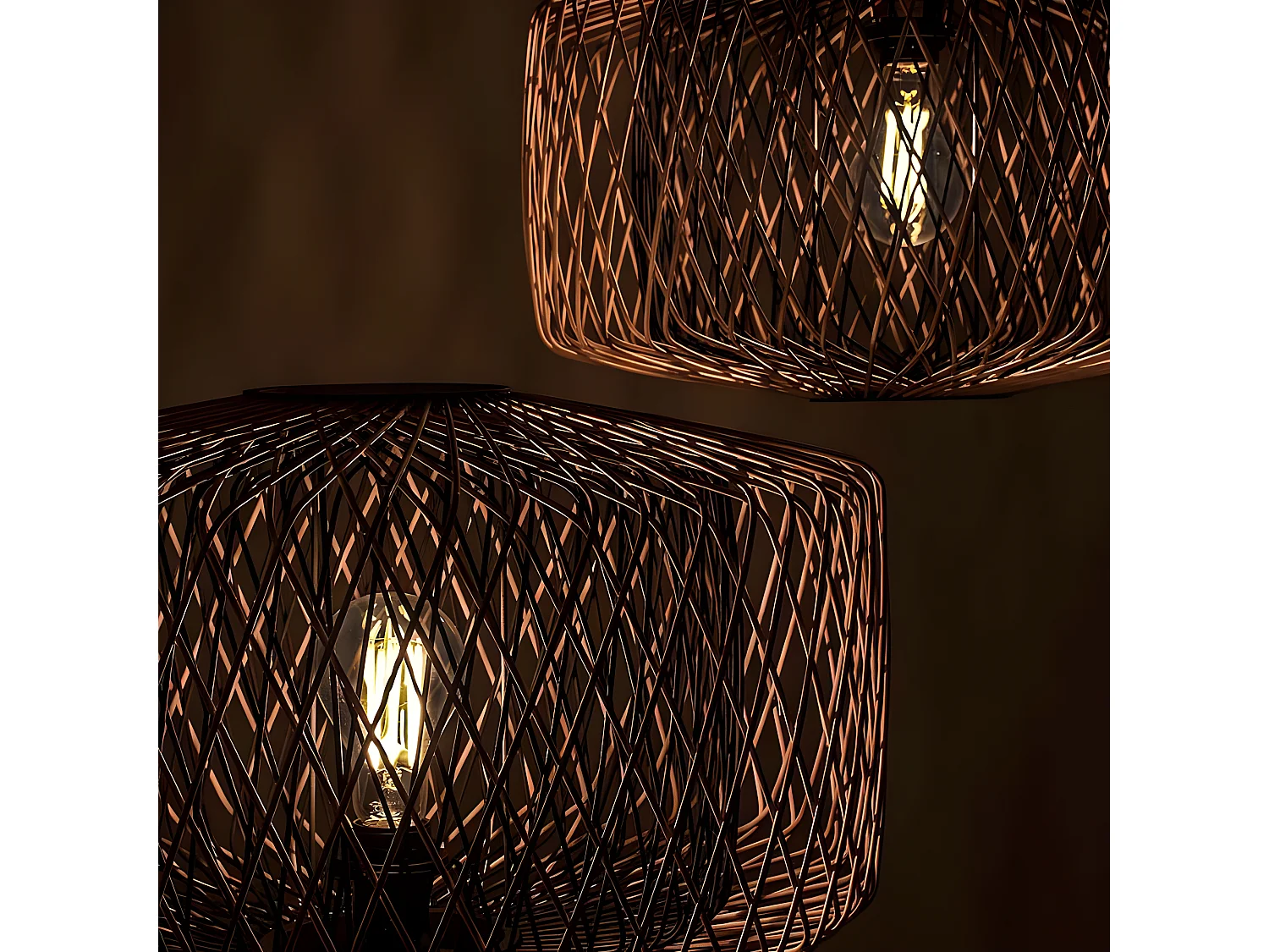 Colgante De Bambú Natural Modelo Bamboo