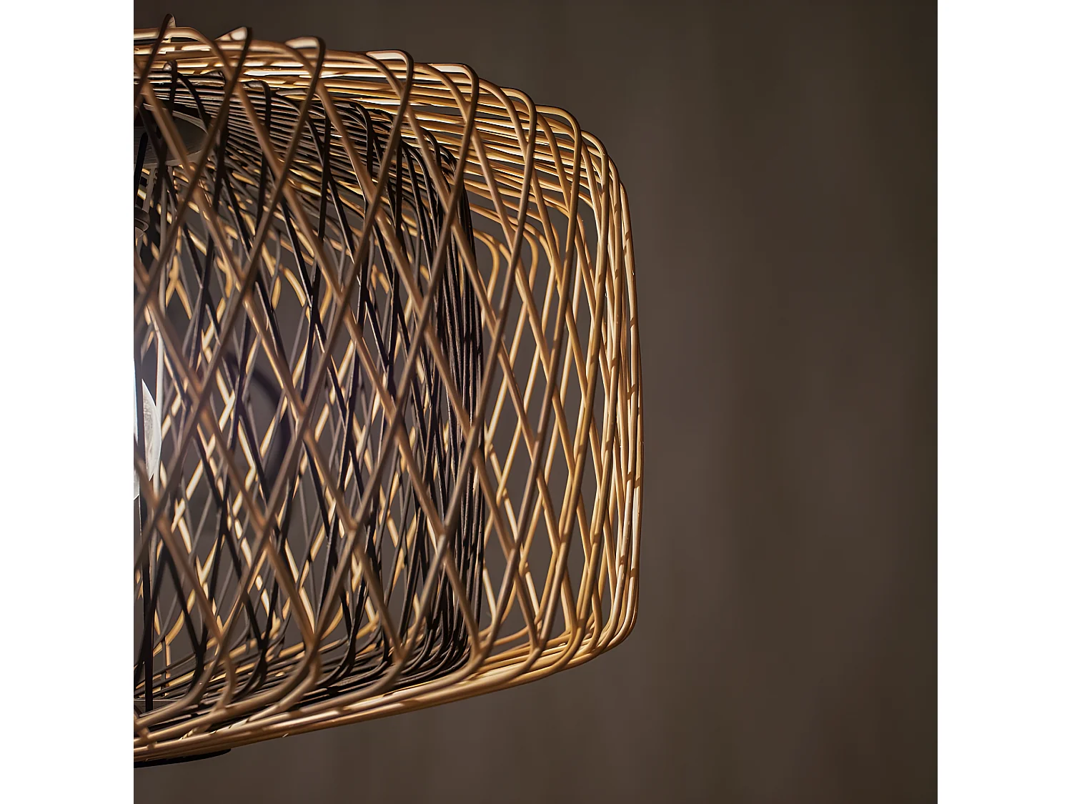 Colgante De Bambú Natural Modelo Bamboo