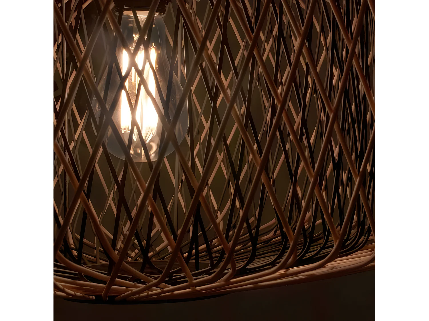 Colgante De Bambú Natural Modelo Bamboo