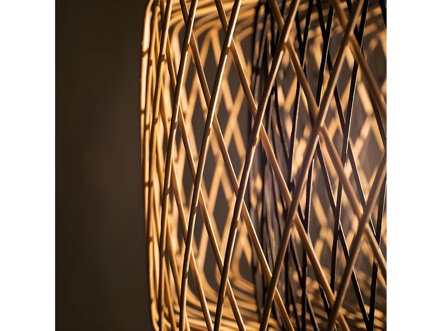 Colgante De Bambú Natural Modelo Bamboo