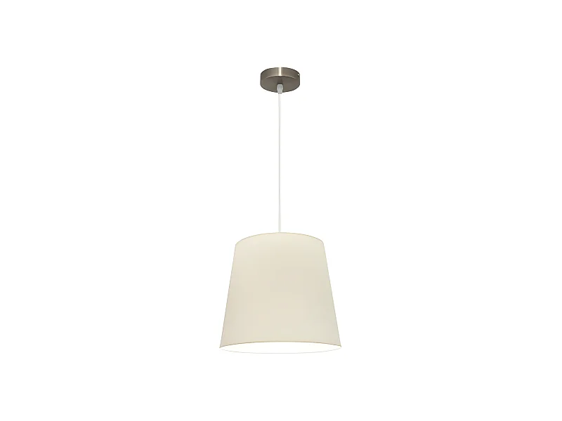 Lampe à Suspension Maldives 1xe27 Cuir/beige Reg.35d FABRILAMP