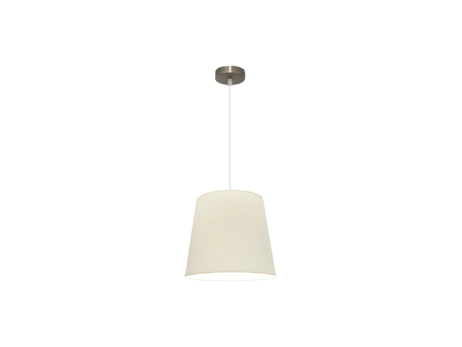 Lampe à Suspension Maldives 1xe27 Cuir/beige Reg.35d FABRILAMP