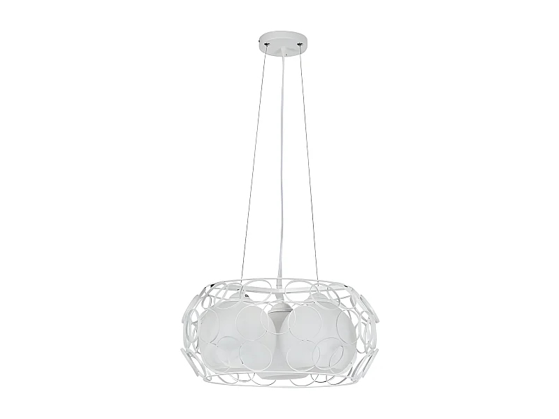 Colgante Vintage Modelo Peregrino 3 Luces Blanco