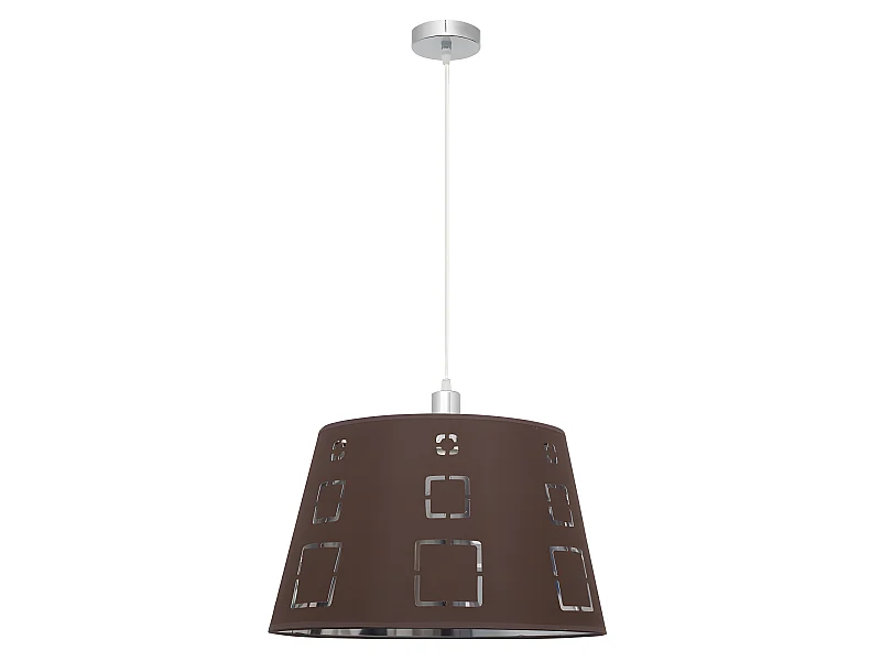 Lampara Colgante Modelo Celaya 1xe27 Marron Regx40d De