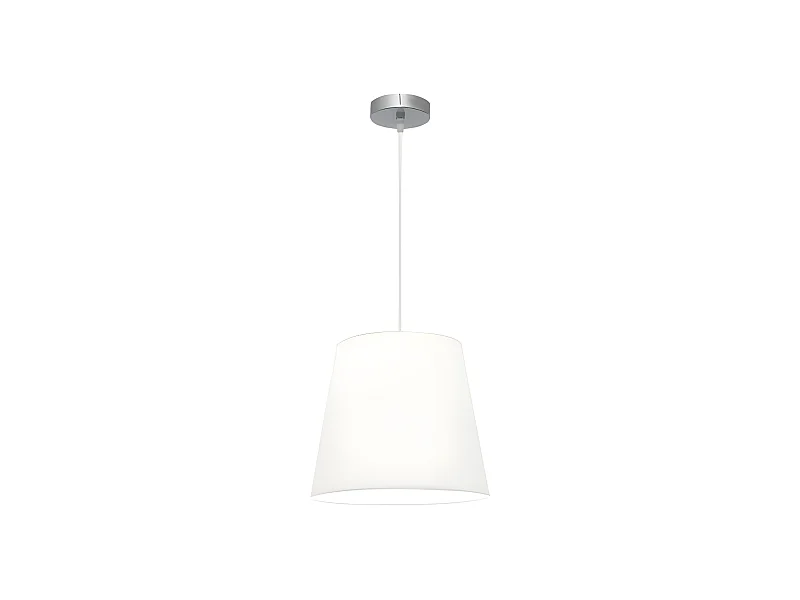 Lampada a Sospensione Maldive 1xe27 Cromo/Bianco Reg.35d FABRILAMP