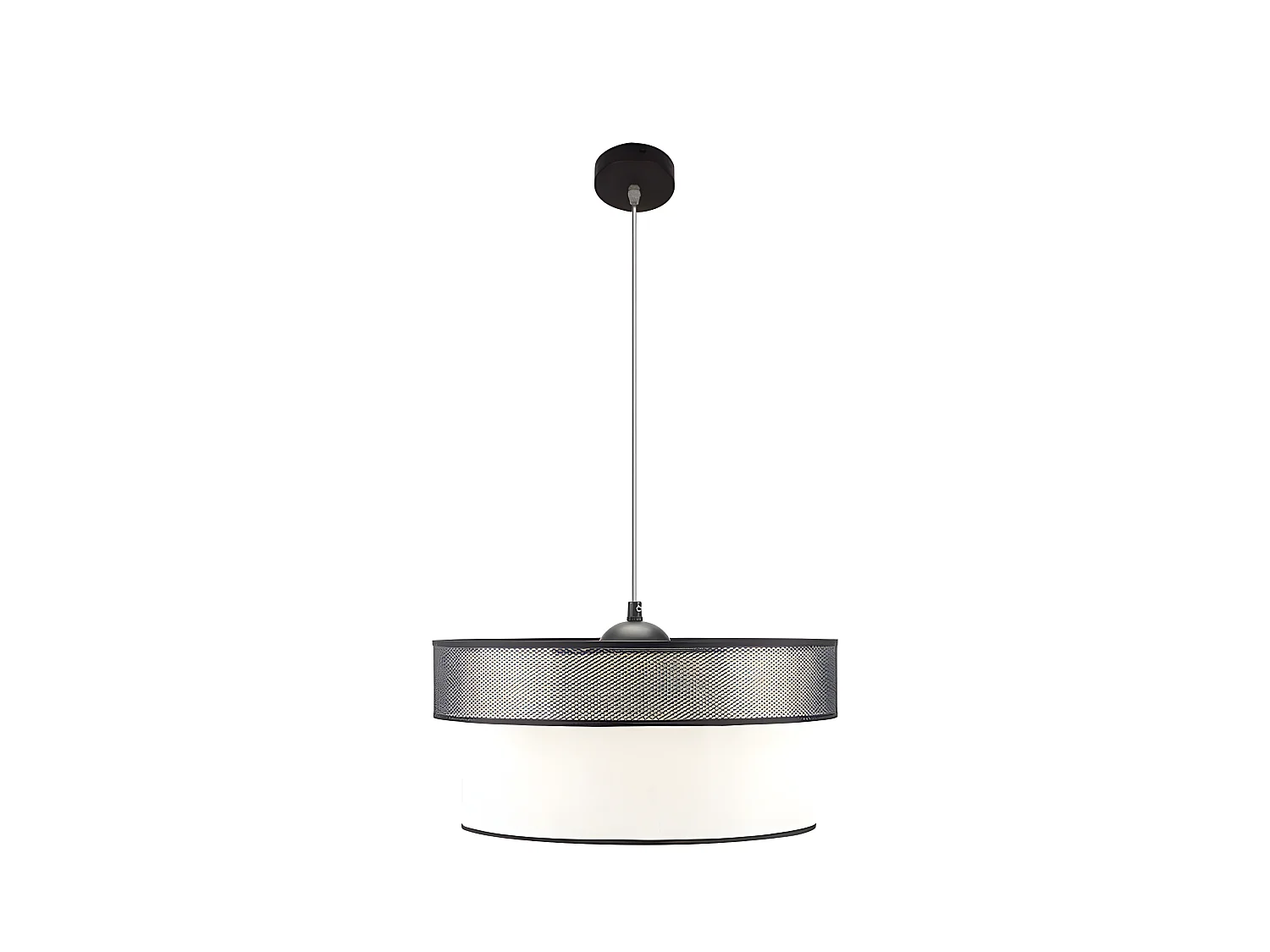 Felix Suspension Noir/Blanc 1 FABRILAMP Lumière