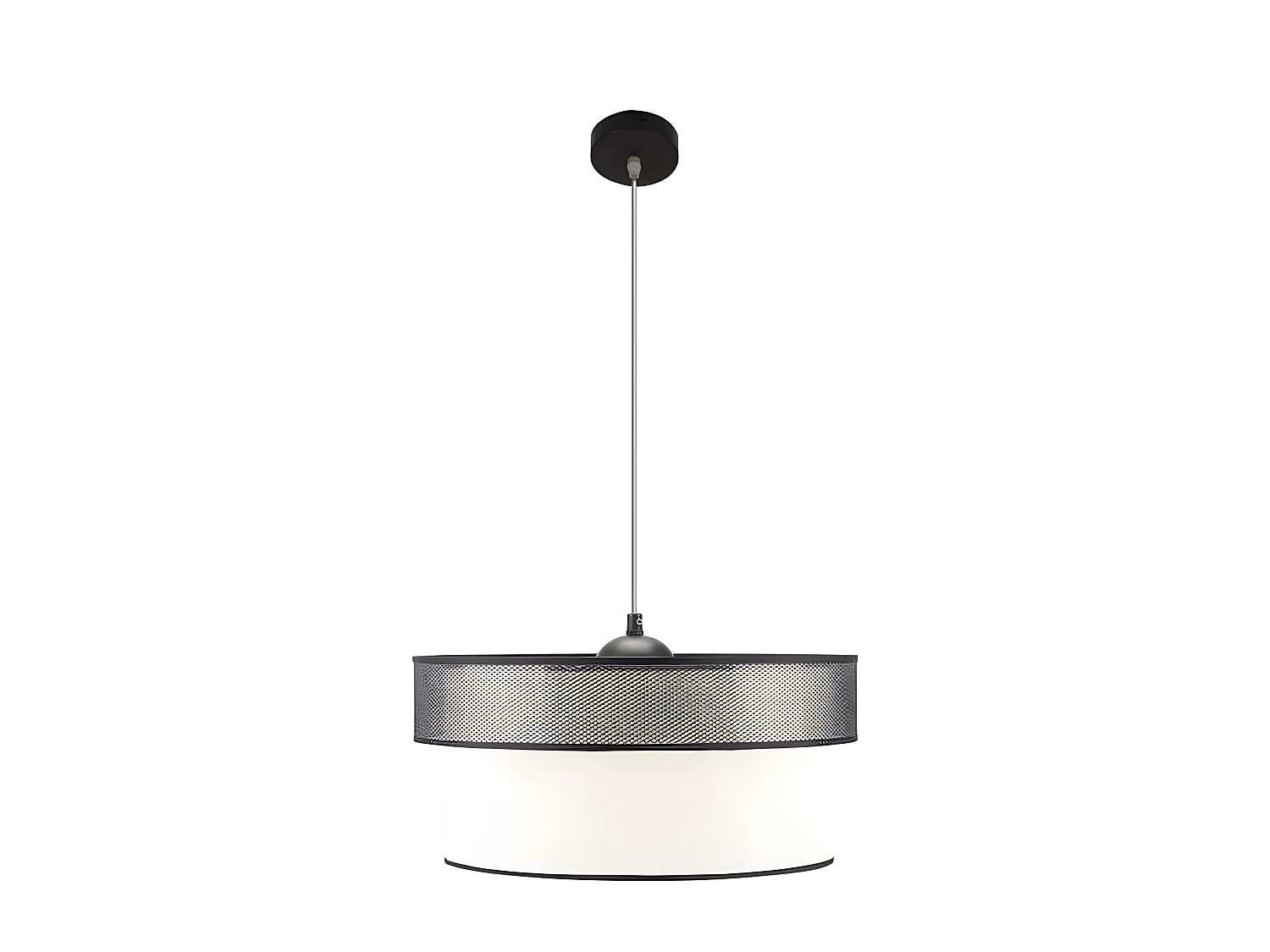 Felix Suspension Noir/Blanc 1 FABRILAMP Lumière