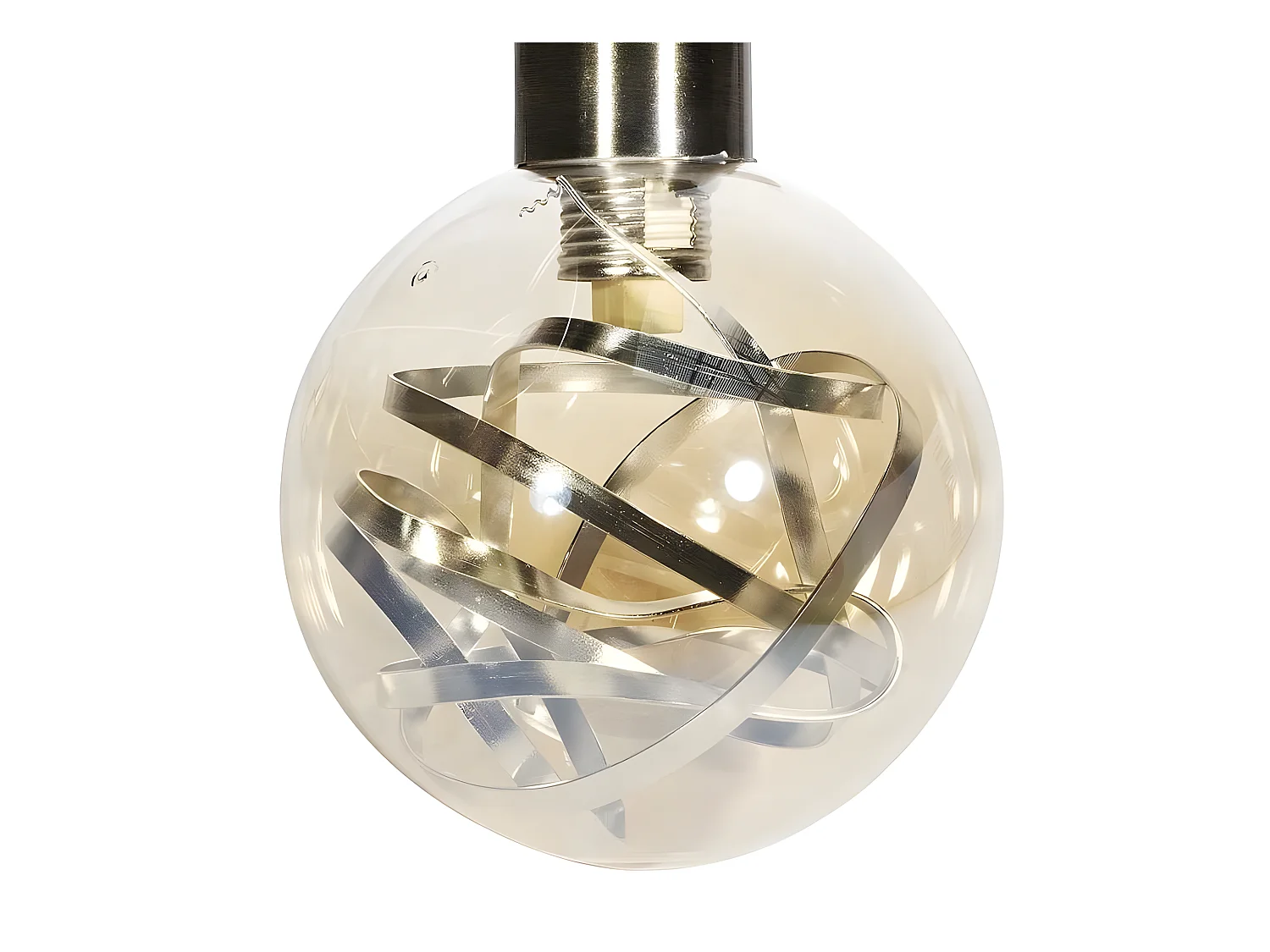 Lampe modèle VARANASI cuir 6 lumières FABRILAMP