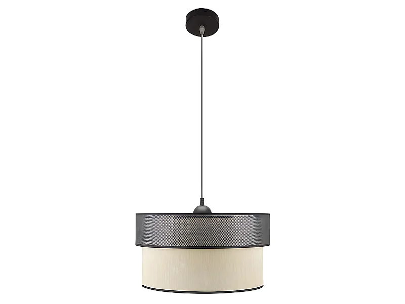 1 pendente leggero modello FELIX oro-nero FABRILAMP