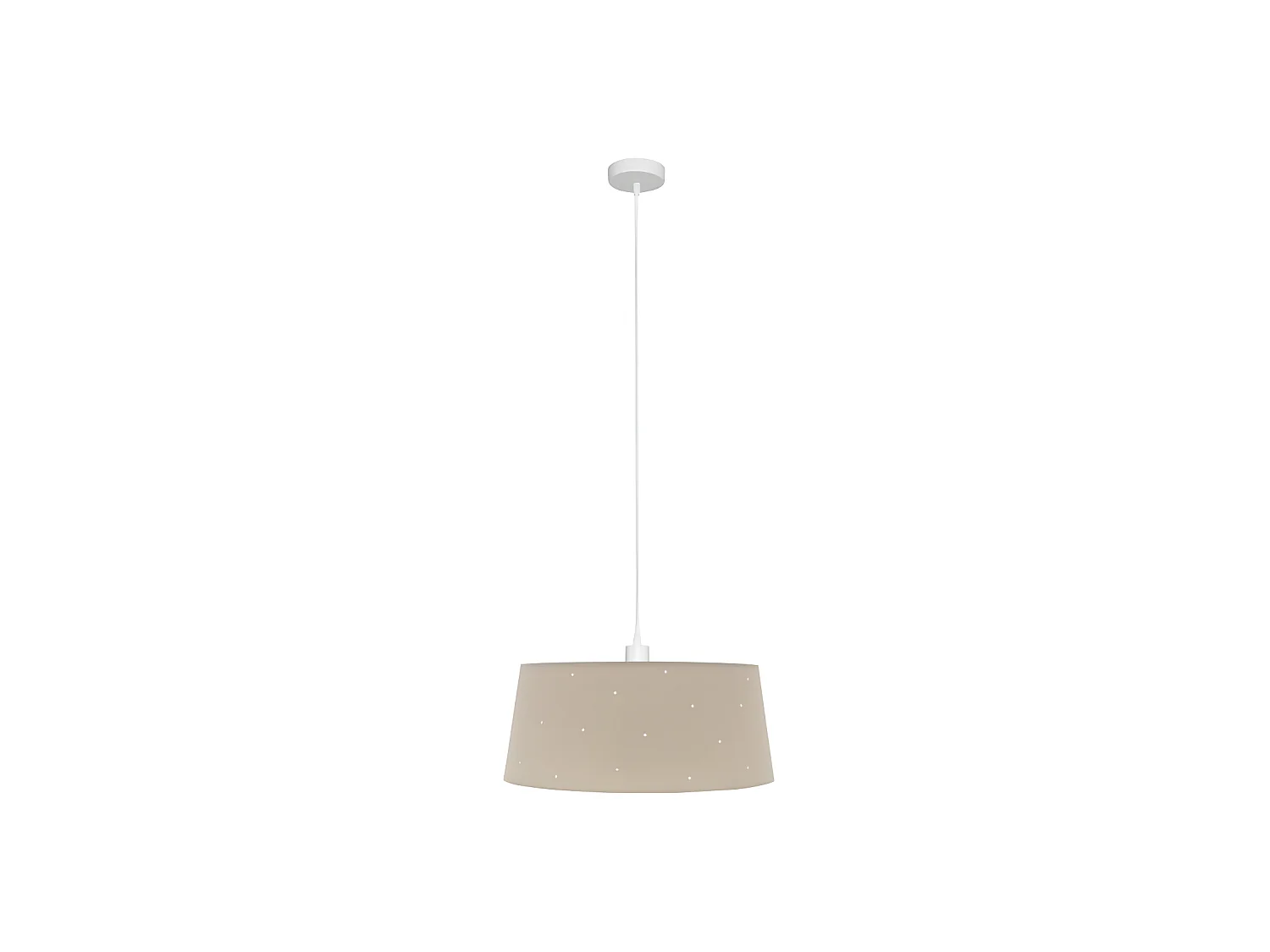 Lampada a sospensione Coscienza 1e27 beige 40d FABRILAMP