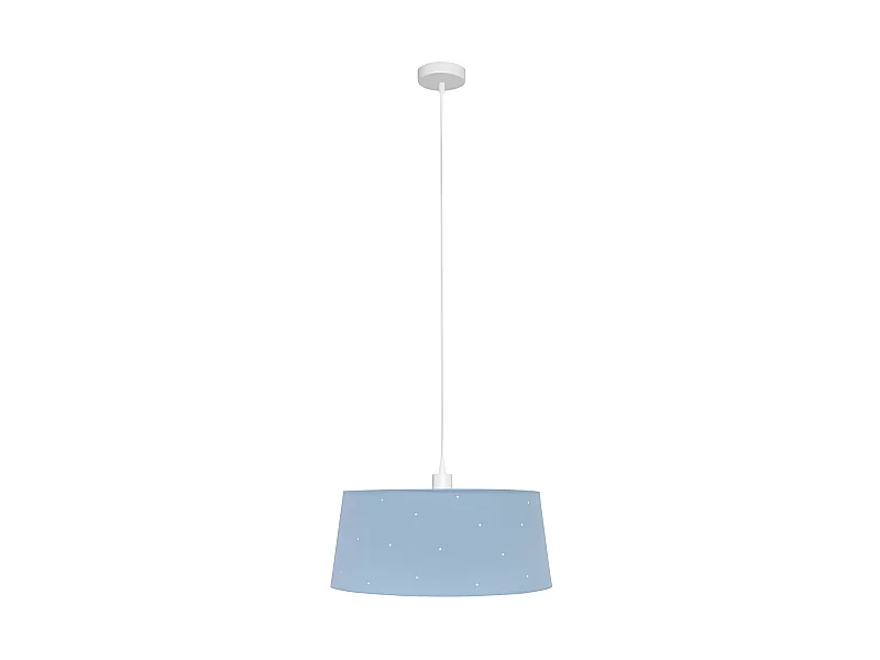 Lampe à Suspension Conscience 1e27 Bleu Clair 40d FABRILAMP
