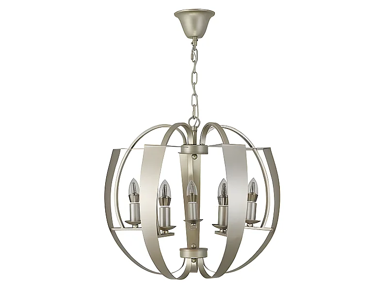 Colgante Capuchina 5xe14 Champagne Regx53x53 Cm