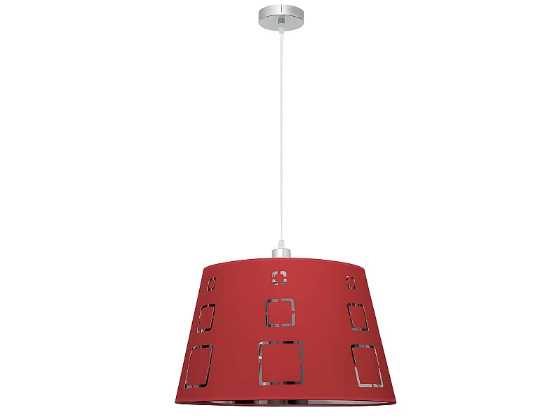 Lampara Colgante Celaya 1xe27 Rojo Regx40d De  .