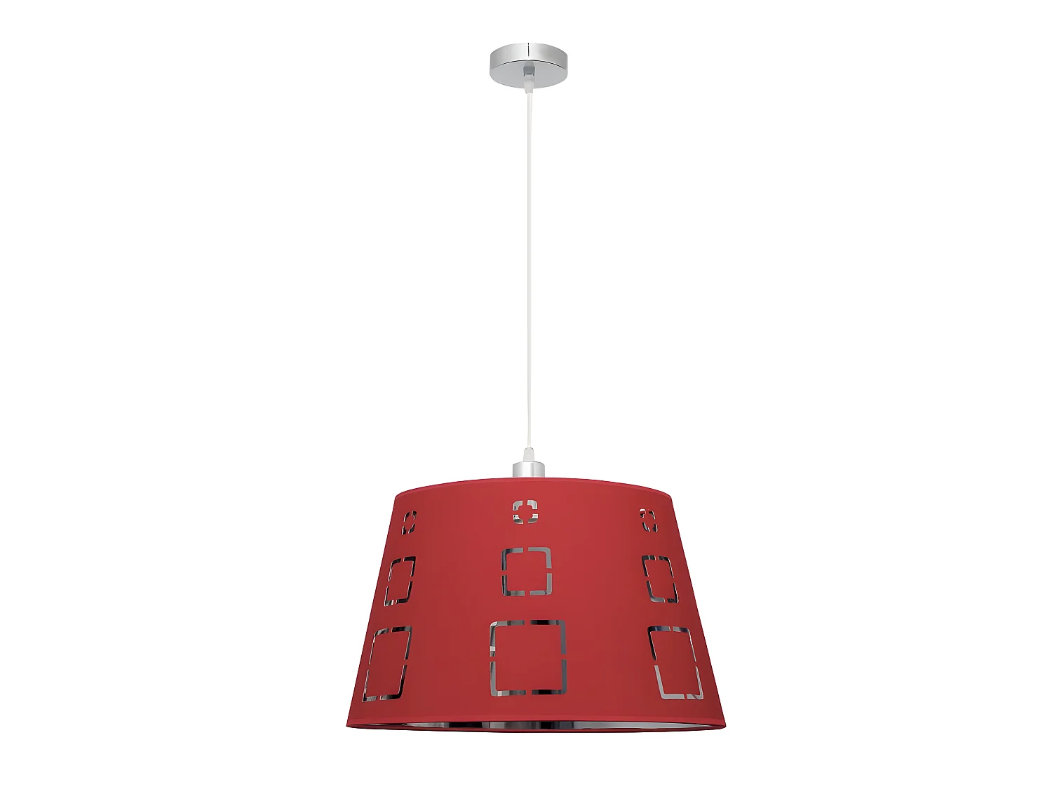 Lampe Pendentif Celaya 1xe27 Red Regx40d FABRILAMP.