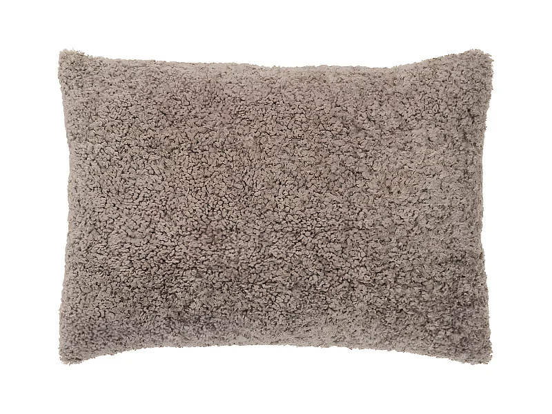 Tavira - Coussin en bouclette 45x60cm : Couleur - Brun