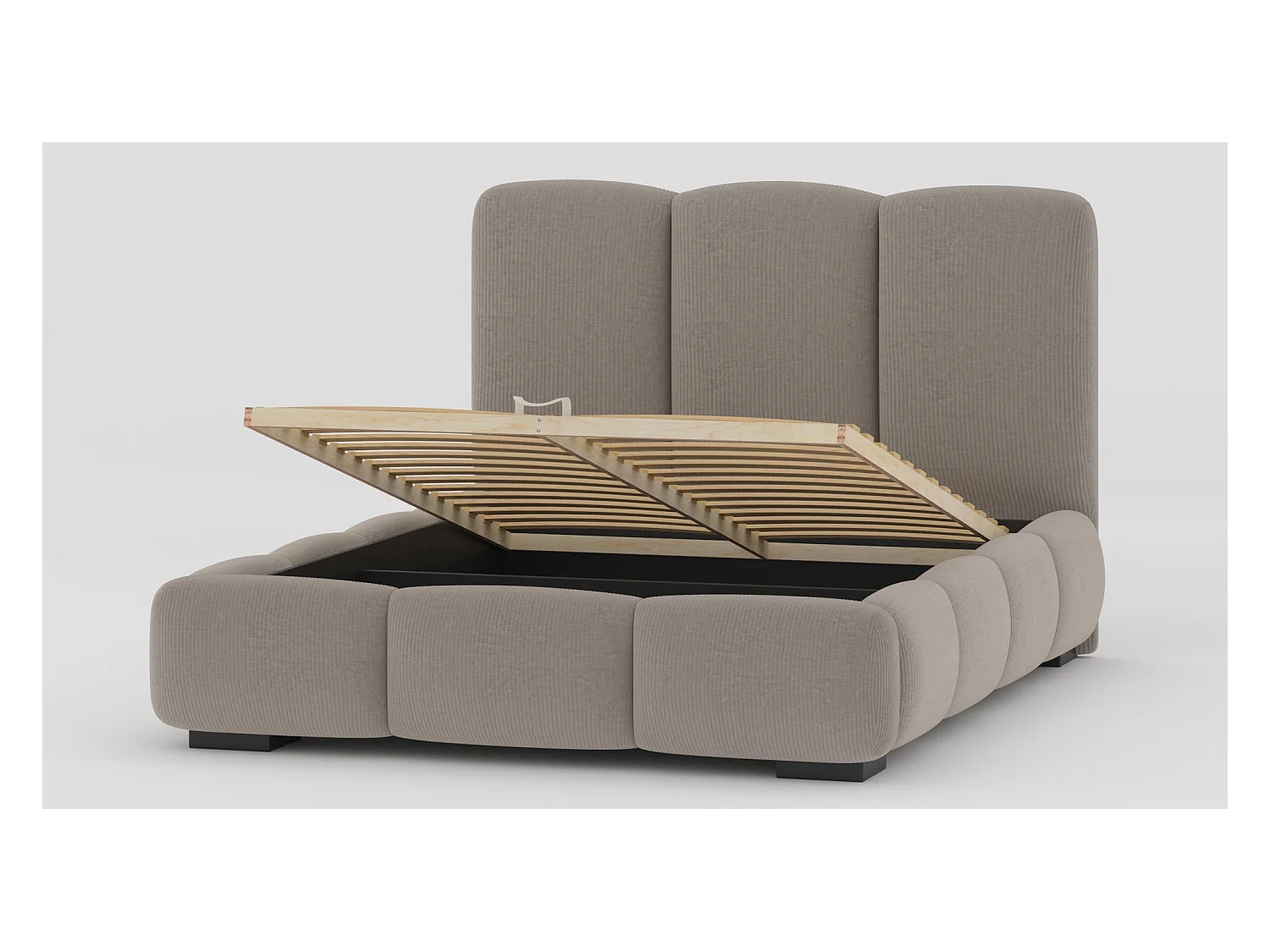 SIBLO Lit ado moderne Allure 140x200 cm Beige