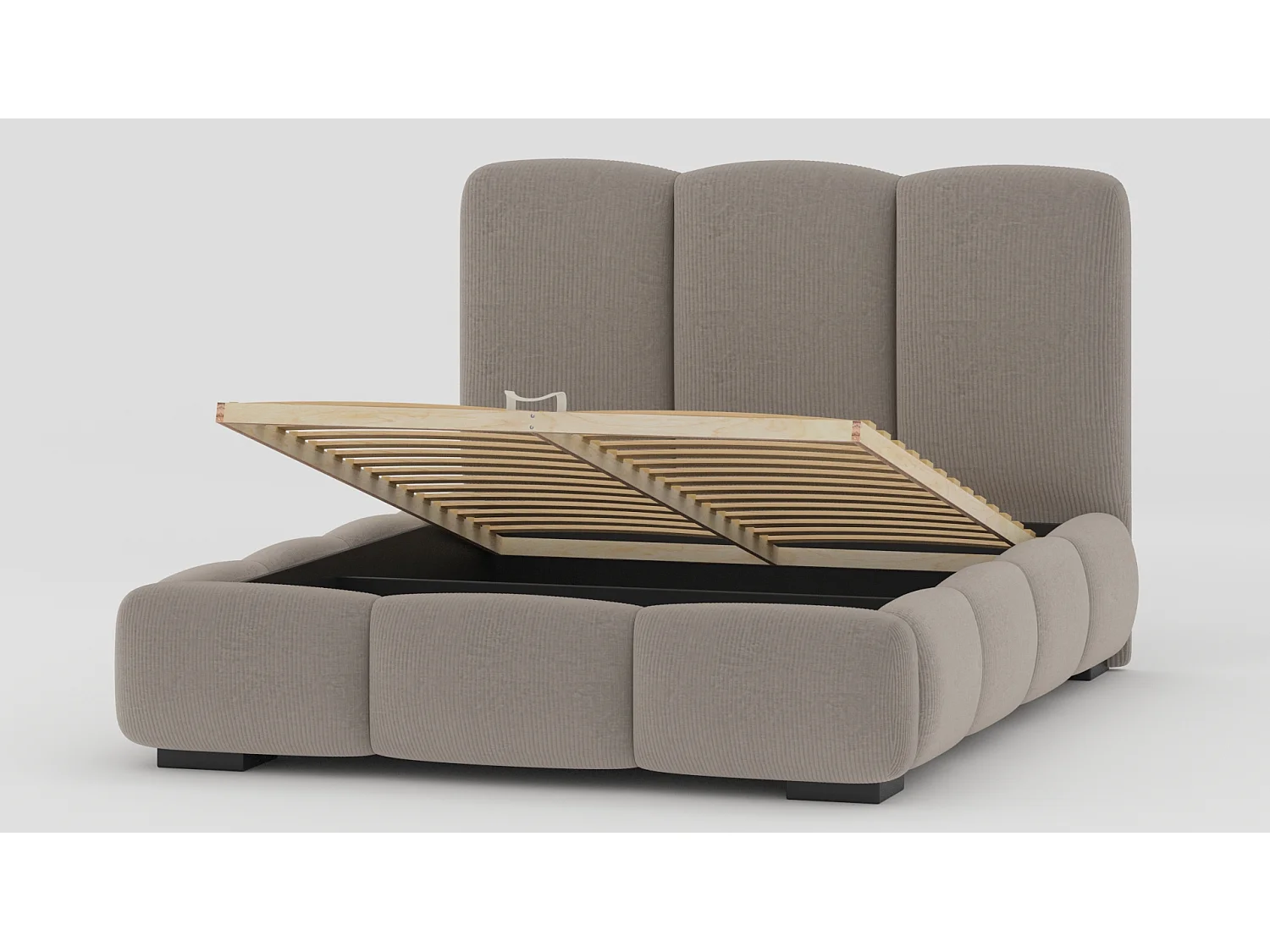 SIBLO Lit ado moderne Allure 140x200 cm Beige