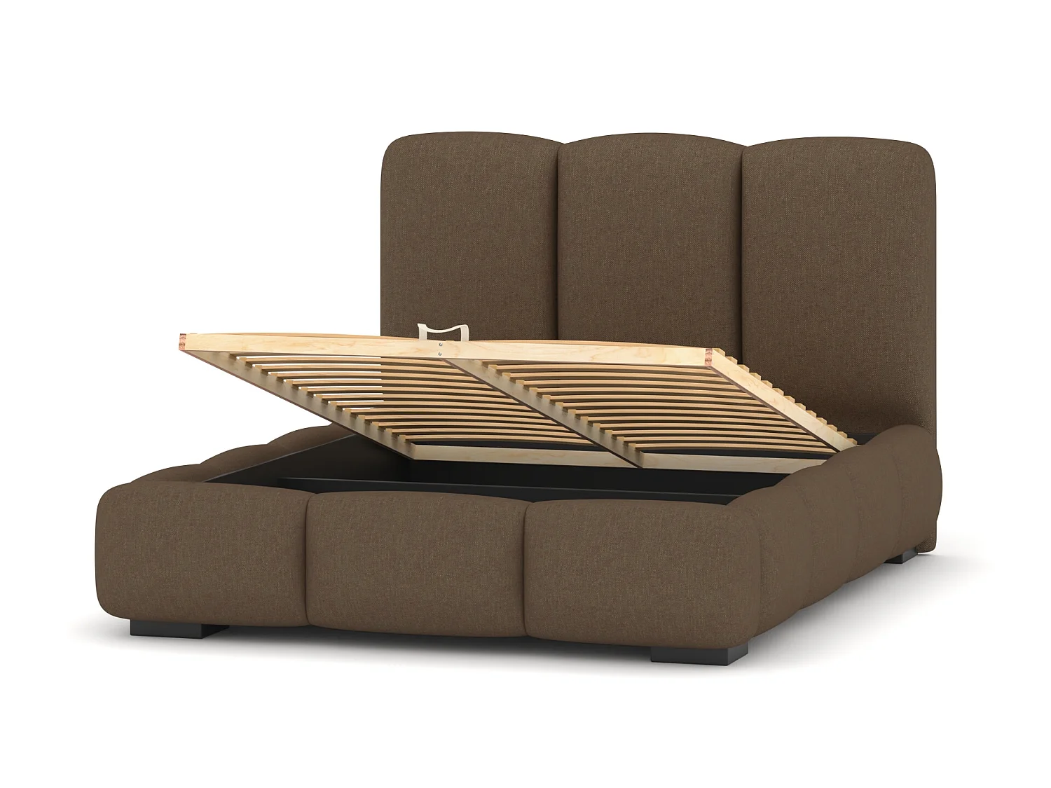 SIBLO Lit ado moderne Allure 160x200 cm Marron