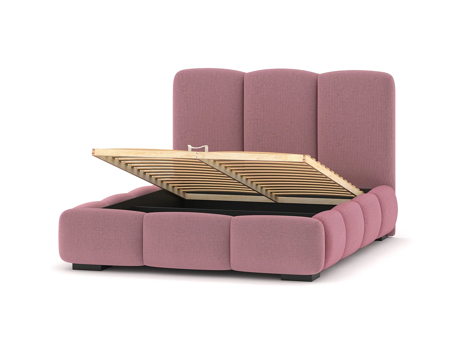 SIBLO Lit ado moderne Allure 180x200 cm Rose