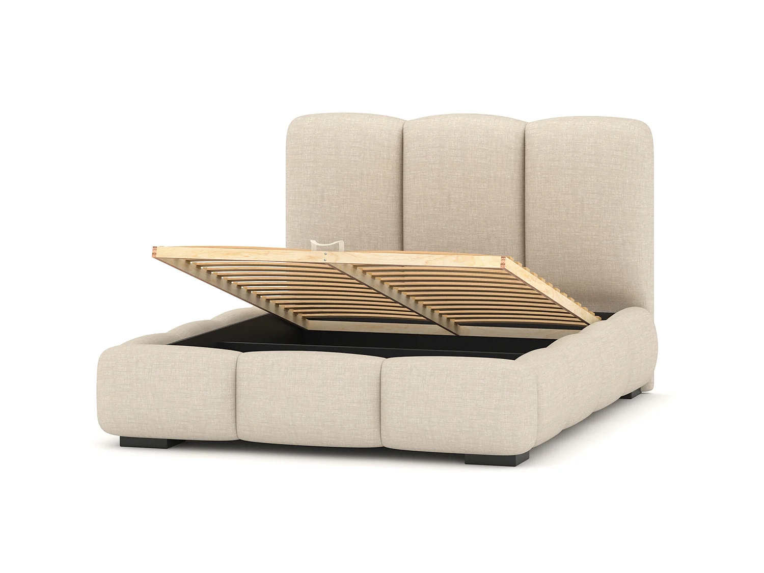 SIBLO Lit ado moderne Allure 160x200 cm Toffee