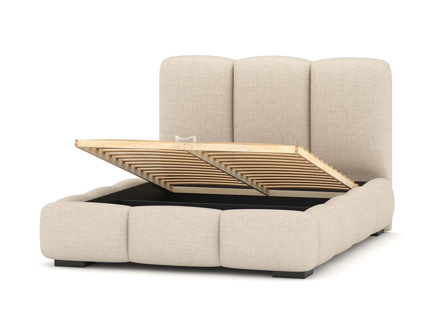 SIBLO Lit ado moderne Allure 160x200 cm Toffee