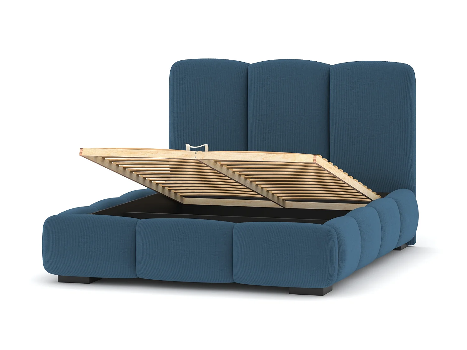 SIBLO Lit ado moderne Allure 160x200 cm Nuit bleue