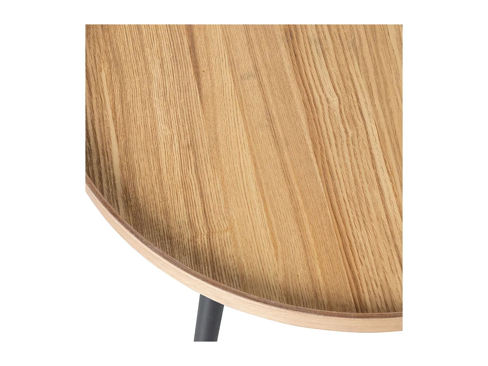 Mesa - Table d'appoint ronde bois ø60cm - Bois clair