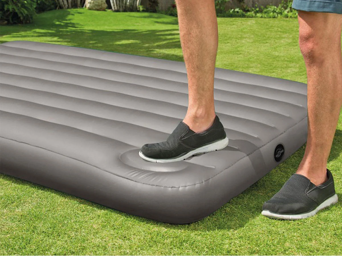 Matelas Gonflable 1 Personne & Gonfleur "Airbed" 191cm Vert