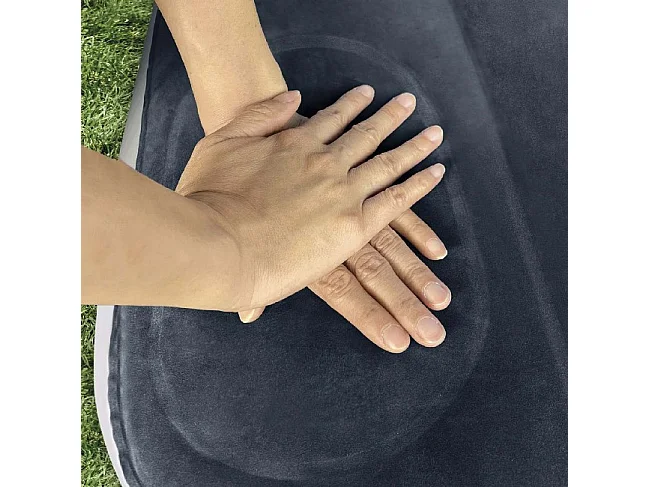 Matelas Gonflable 2 Personnes & Gonfleur "Airbed" 191cm Vert