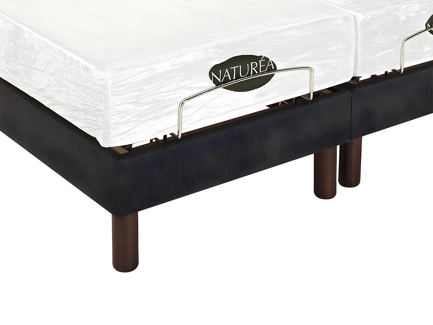 Set da relax doghe e sospensioni in memory foam tessuto antracite THESEE di NATUREA - Motori - 2 x 70 x 190 cm