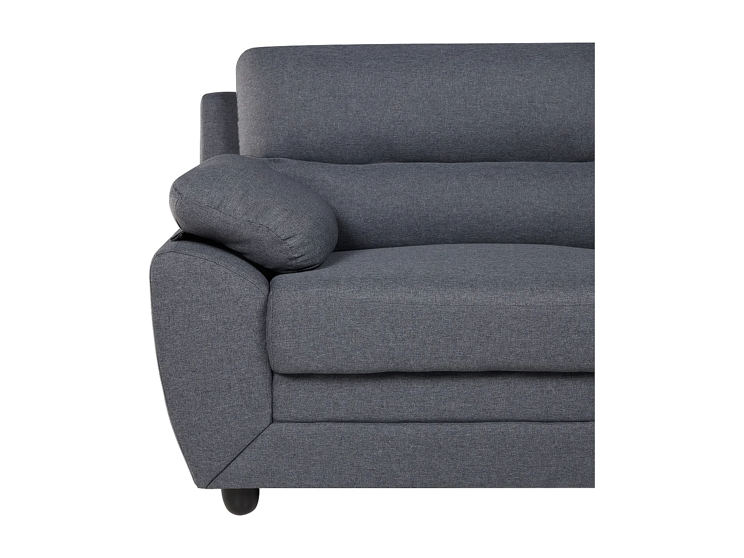 Divano 3 posti in tessuto Antracite - MANOA