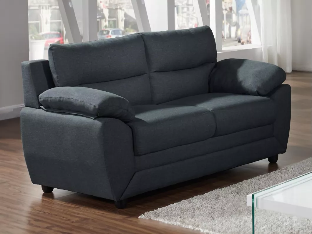 Kauf Unique Sofa 2-Sitzer - Stoff - Anthrazit - MANOA