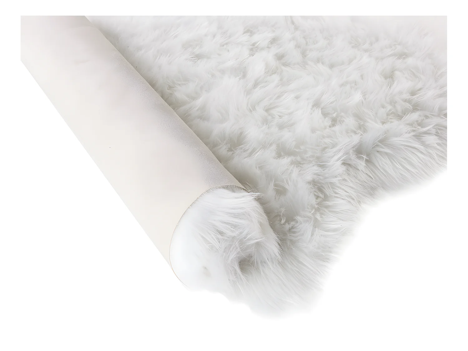 Tapete de quarto imitação pele de carneiro SHEEP - 90x65 cm