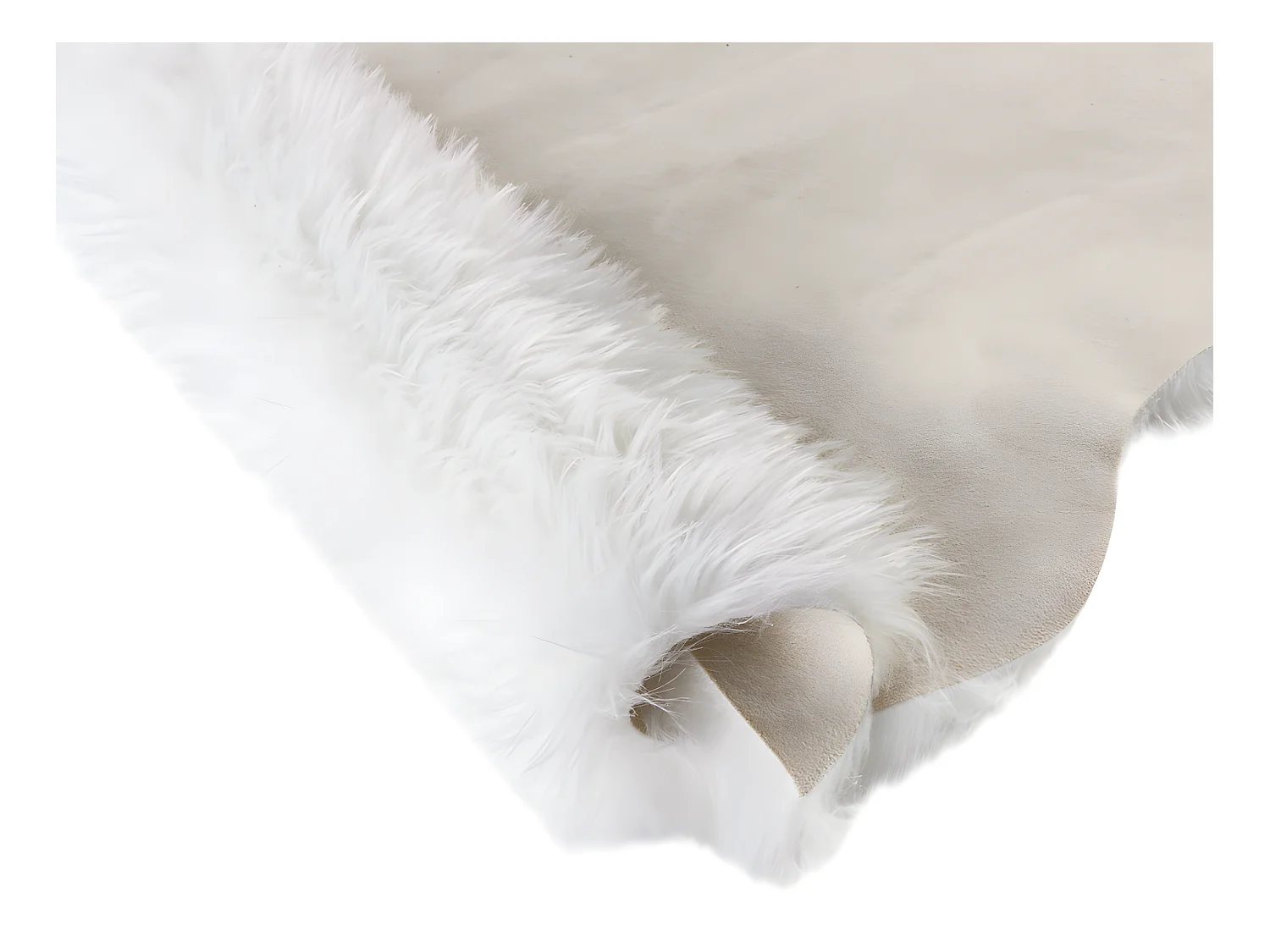 Scendiletto imitazione pelle di pecora SHEEP - 90x65 cm