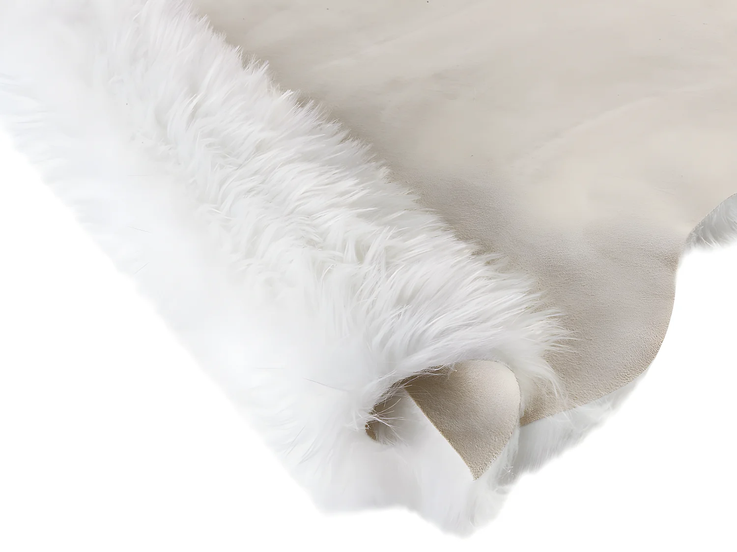 Scendiletto imitazione pelle di pecora SHEEP - 90x65 cm