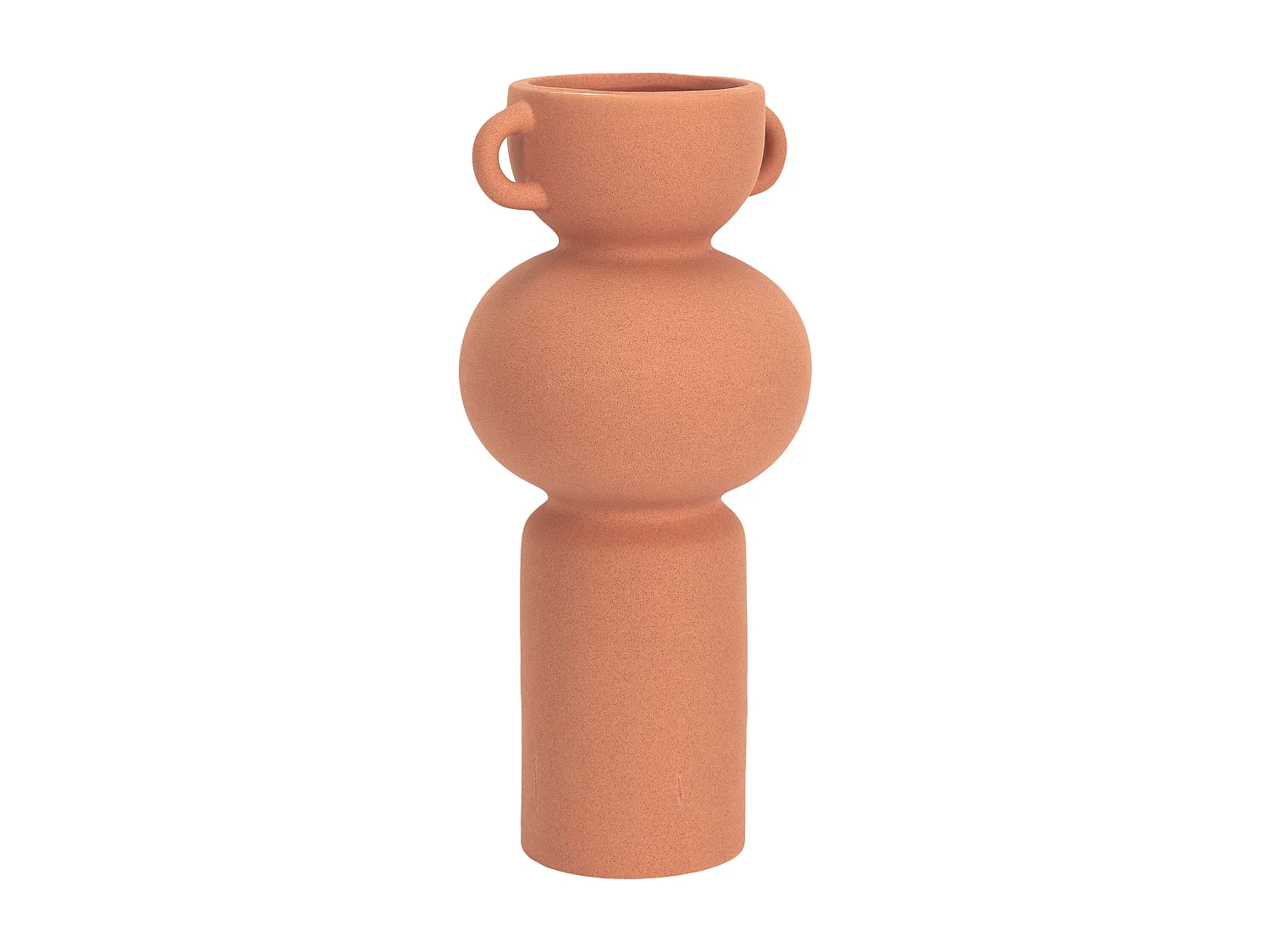 Vase Anse Ceramique Terracotta Arty H25.5cm Orange