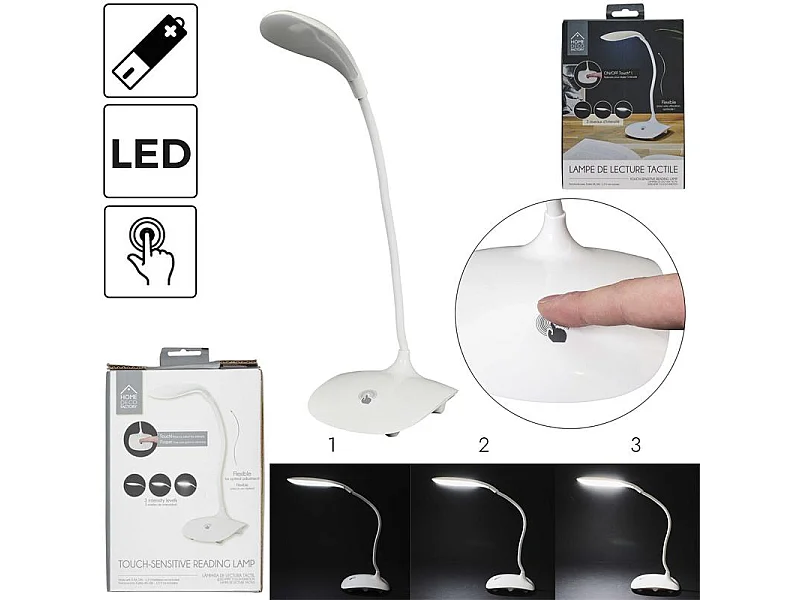 Lampe De Lecture Tactile Blanc