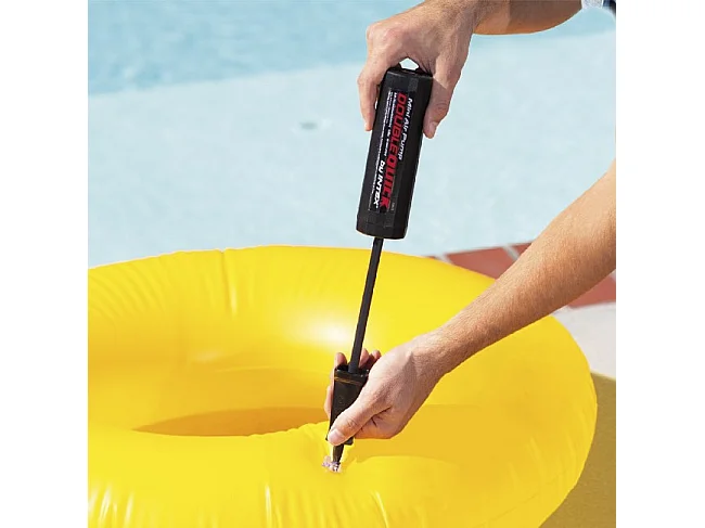 Pompe Manuelle Double Quick Mini - Noir - 29 cm - Intex