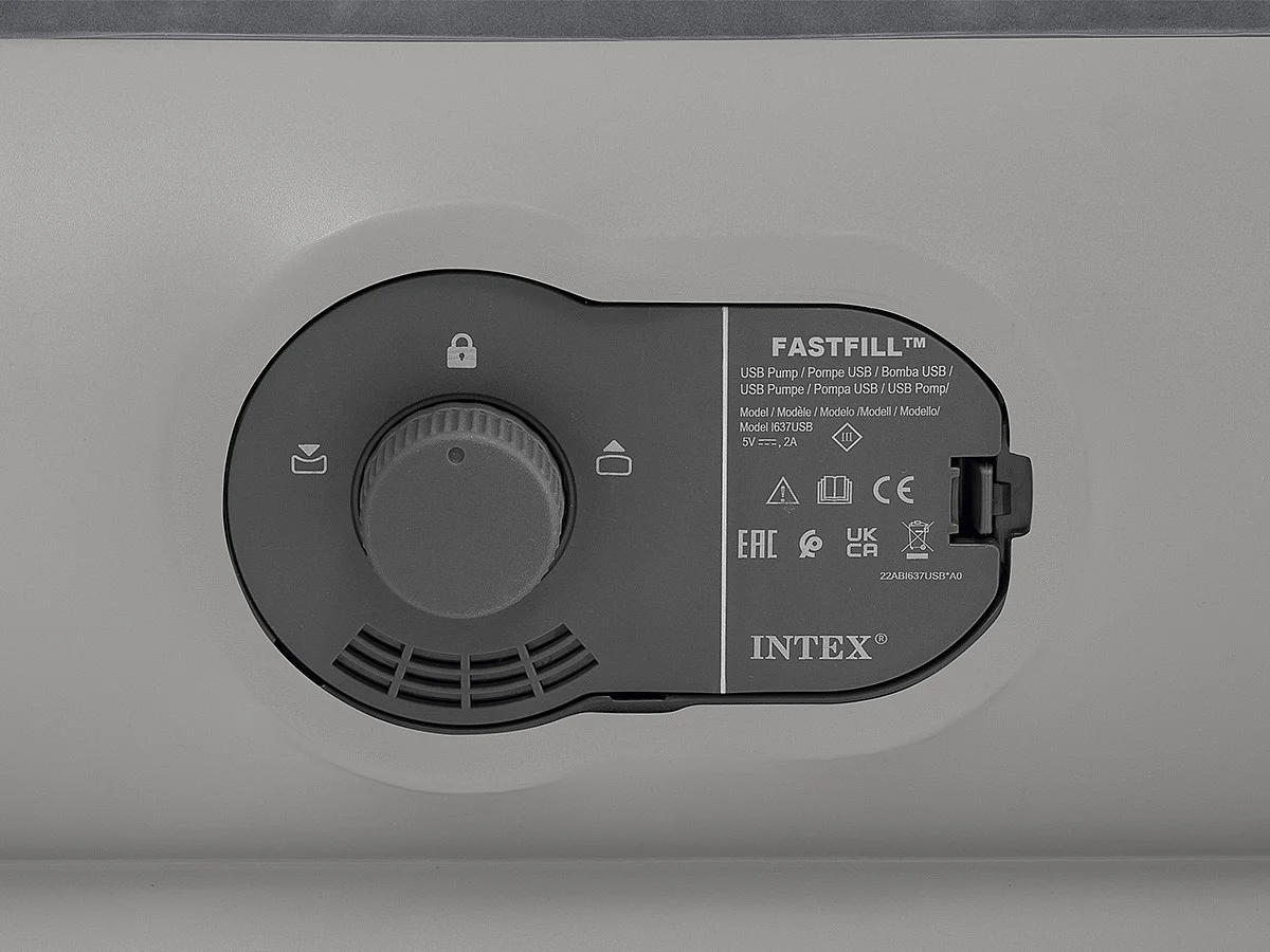 Matelas Gonflable 1 Place Électrique "Flex" 191cm Gris