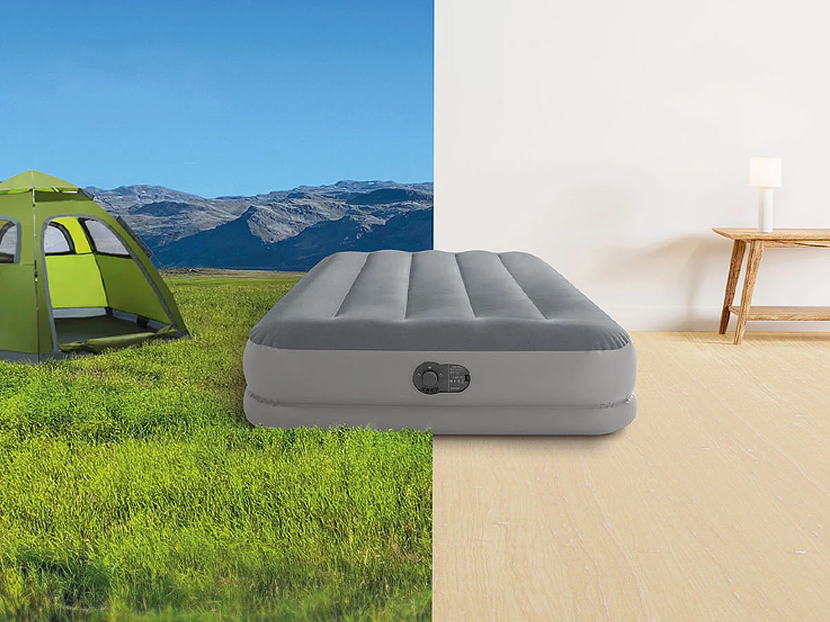 Matelas Gonflable 1 Place Électrique "Flex" 191cm Gris